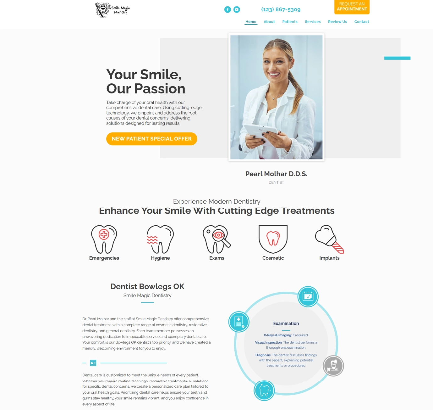 Dental Example Sites Preview Image Axel 2.0